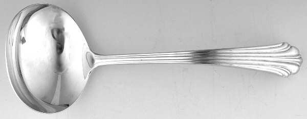 Classic Flutes (Silverplate, 1980) Solid Gravy Ladle