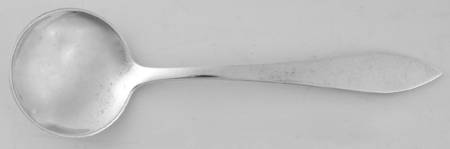 Clinton (Sterling, 1925) Large Round Bowl Soup Spoon (Bouillon)