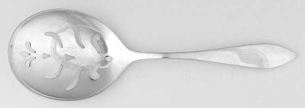Clinton (Sterling, 1925) Large Pierced Pea Serving Spoon