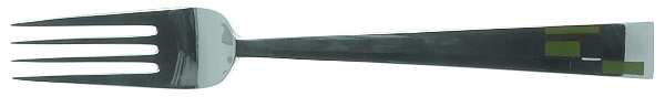 Composition Cloisonne-Green-Black Individual Salad Fork