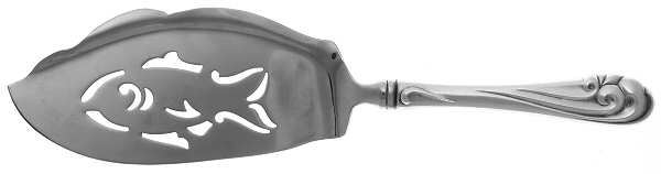 Dancing Surf (Sterling, 1986) Fish Server, Stainless Blade with Pierced Bowl