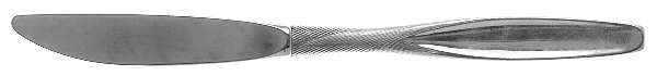 Ellipse (Sterling, 1968) Modern Hollow Butter Spreader (Stainless)