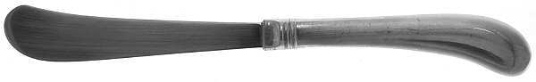 Fairfield (Pewter-Satin Finish) Butter Spreader Hollow Hdl-Paddle/Stainless Blade