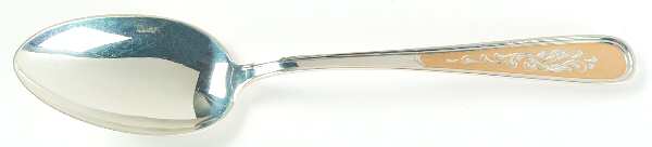 Golden Calvert-Engraved (Sterling, 1982) Tablespoon (Serving Spoon)