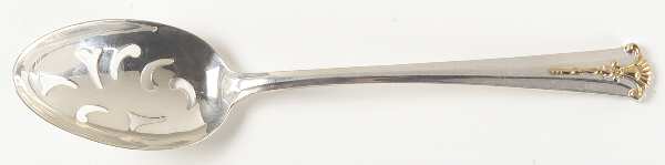 Golden Severn-Worthington (Sterling, 1990) Pierced Tablespoon (Serving Spoon)