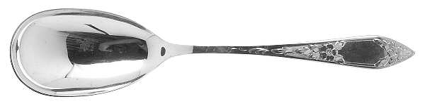 Lady Claire-Hand Engraved (Sterling, 1925) Small Solid Serving Spoon by Kirk Stieff