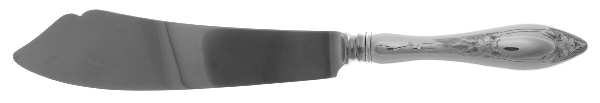Lady Claire-Hand Engraved (Sterling, 1925) Cake Slicer with Stainless Blade by Kirk Stieff