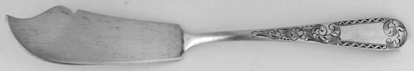Mayflower (Sterling, 1846) Flat Handle Master Butter Knife by Kirk Stieff