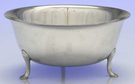 Pewter Hollowware 7" Round Footed Centerpiece