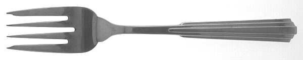 Parallel (Stainless) Individual Salad Fork by Kirk Stieff