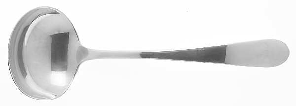 Plain Antique (Silverplate, 1980) Solid Gravy Ladle
