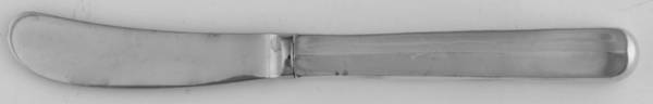 Plainsfield (Pewter) Butter Spreader Hollow Hdl-Paddle/Stainless Blade by Kirk Stieff