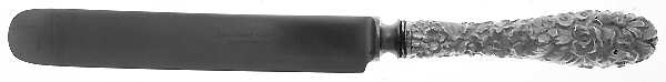 Princess-Hand Chased (Sterling, 1915) Blunt Hollow Knife with Bolster