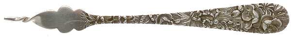 Princess-Hand Chased (Sterling, 1915) One Tine Butter Pick