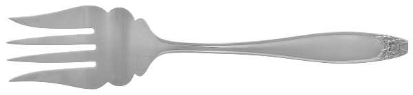 Puritan (Sterling, 1922) Small Solid Cold Meat Serving Fork