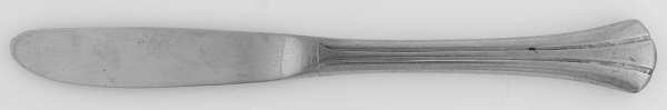 Satin Flutes (Stainless) Modern Hollow Butter Spreader (Stainless)