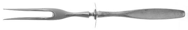 Selene (Sterling, 1975) Small Carving Fork W/Sterling Guard