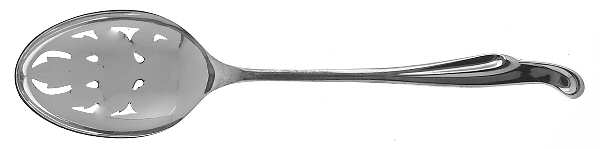 Silver Surf (Sterling, 1956) Pierced Tablespoon (Serving Spoon)