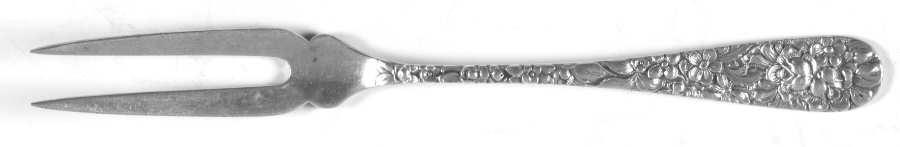 Stieff Rose (Sterling, 1892, No Monograms) Individual Berry Fork
