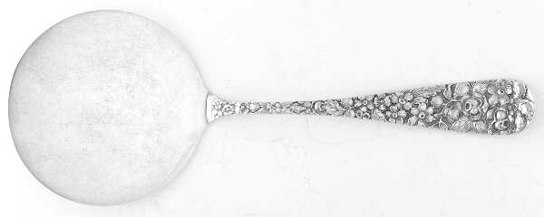 Stieff Rose (Sterling, 1892, No Monograms) Solid Hot Cake Server