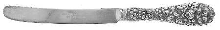 Stieff Rose (Sterling, 1892, No Monograms) Orange Knife with Silverplate Blade