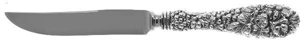 Stieff Rose (Sterling, 1892, No Monograms) Individual Fruit Knife with Stainless Blade