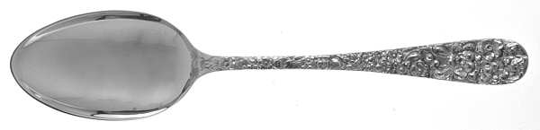 Stieff Rose (Sterling, 1892, No Monograms) Tablespoon (Serving Spoon)