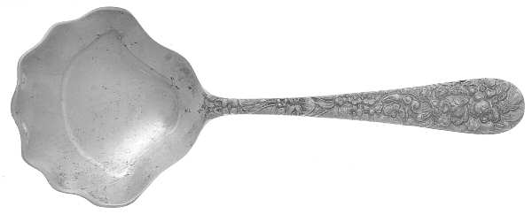 Stieff Rose (Sterling, 1892, No Monograms) Solid Bon Bon Spoon