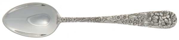 Stieff Rose (Sterling, 1892, No Monograms) Demitasse Spoon