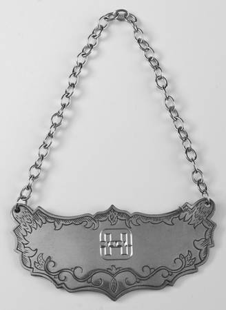 Historic Newport (Pewter, Hollowware) Decanter Label