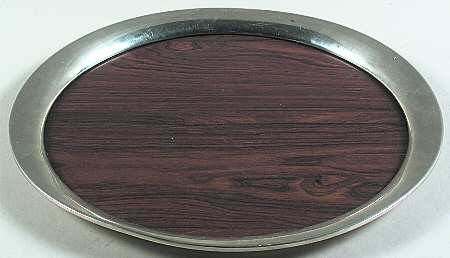 Pewter Hollowware 13" Round Tray
