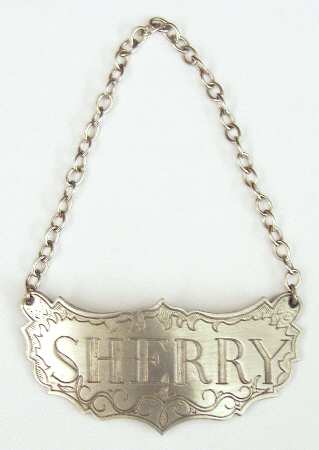 Historic Newport (Pewter, Hollowware) Decanter Label