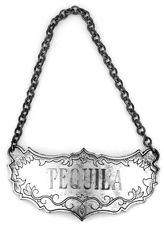 Historic Newport (Pewter, Hollowware) Decanter Label