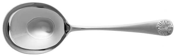 Williamsburg Royal Shell (Stainless) Solid Smooth Casserole Spoon