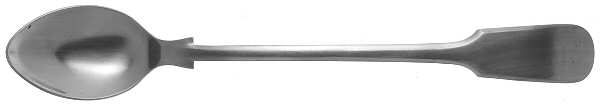 Fiddle Back (Stainless, Satin) Iced Tea Spoon