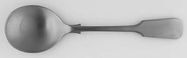 Fiddle Back (Stainless, Satin) Round Bowl Soup Spoon (Gumbo)