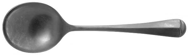 Queen Anne (Stainless, Satin Finish) Round Bowl Soup Spoon (Gumbo)