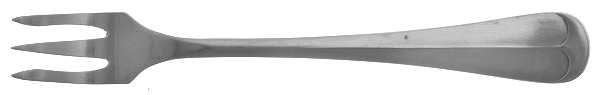 Queen Anne (Stainless, Satin Finish) Cocktail/Seafood Fork