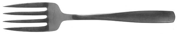 Dream (Stainless) Medium Solid Cold Meat Serving Fork