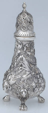Repousse-Full Chased-Hand Chased Pepper Shaker