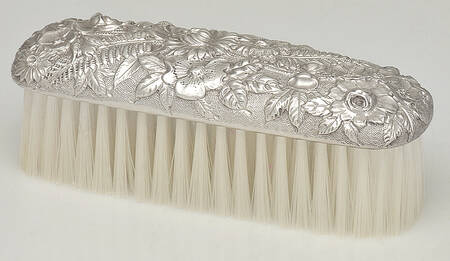 Repousse-Full Chased-Hand Chased Clothes Brush