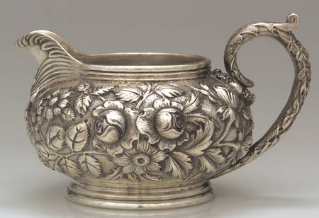Repousse-Full Chased-Hand Chased Creamer