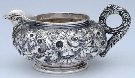 Repousse-Full Chased-Hand Chased Creamer