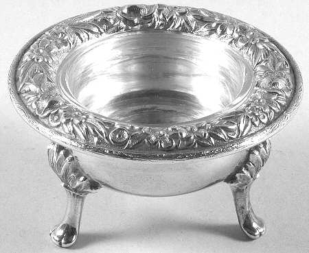 Repousse-Full Chased-Hand Chased Master Open Salt