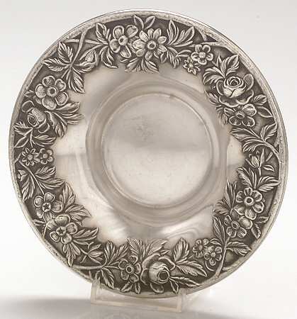Repousse-Full Chased-Hand Chased 5" Bon Bon Bowl