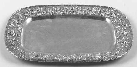 Repousse-Full Chased-Hand Chased 13" Demitasse Tray