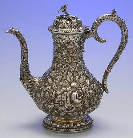 Repousse-Full Chased-Hand Chased by Kirk Stieff