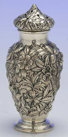 Repousse-Full Chased-Hand Chased Muffineer
