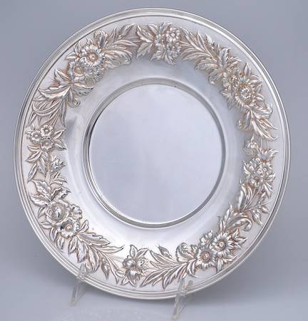 Repousse (Silverplate, Hollowware) 10" Sandwich Plate