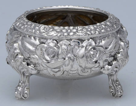 Stieff Rose (Sterling, 1892, Hollowware) Individual Open Salt